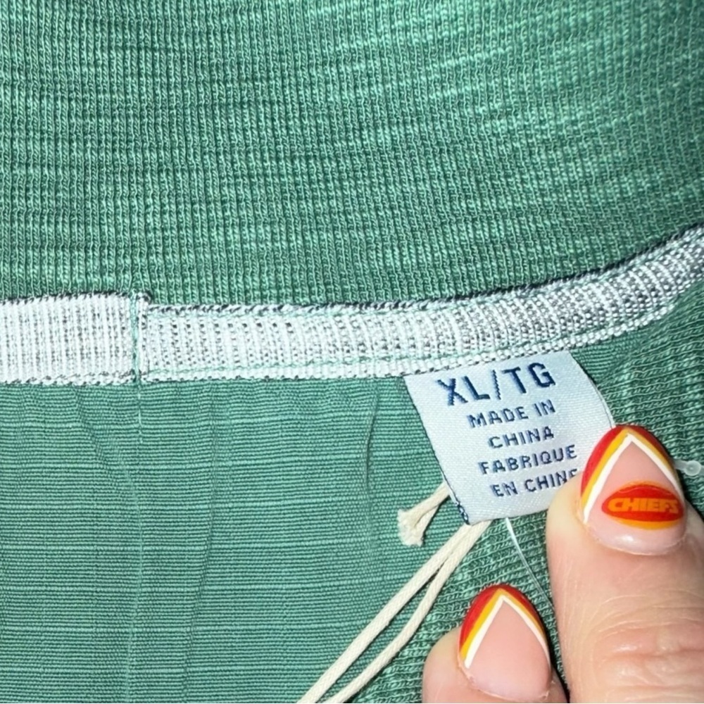 TOMMY BAHAMA Tobago Bay Half-Zip Short-Sleeve Dress - XL Dark Spearmint - Picture 12 of 13